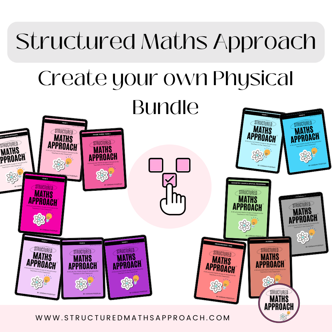 Structured Maths Approach - Create your own PHYSICAL BUNDLE