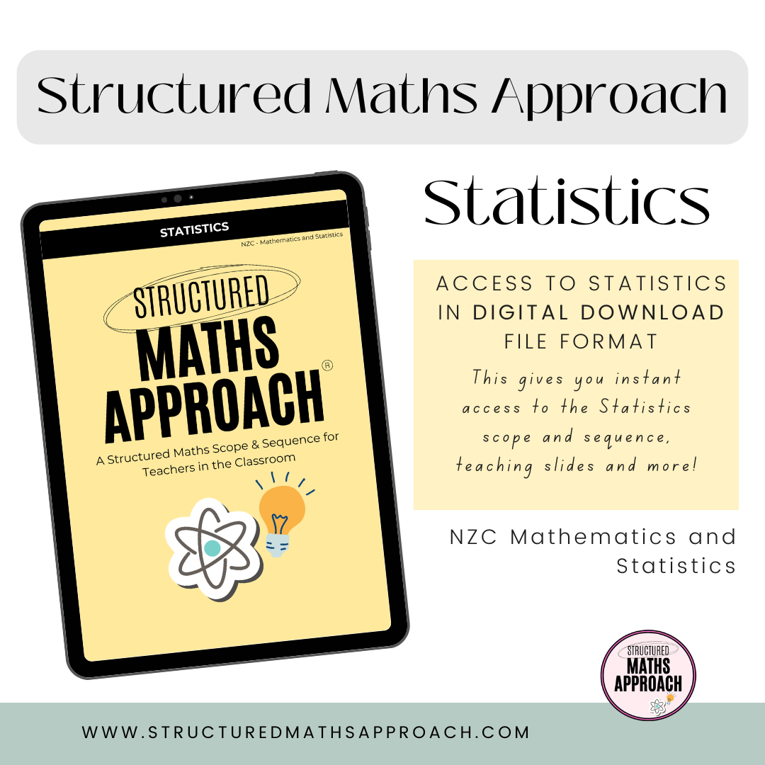 Structured Maths Approach Statistics DIGITAL *NZC - Mathematics and Statistics