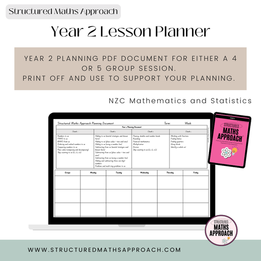 Year 2 Structured Maths Approach Planning Document
