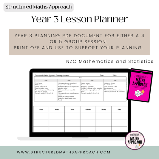 Year 3 Structured Maths Approach Planning Document