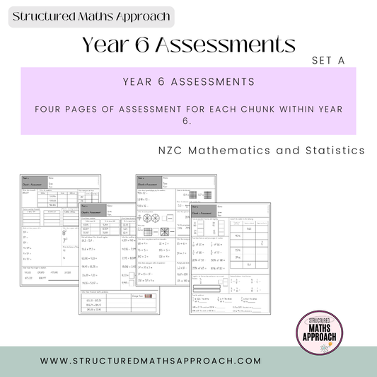Year 6 Structured Maths Approach Assessment - SET A