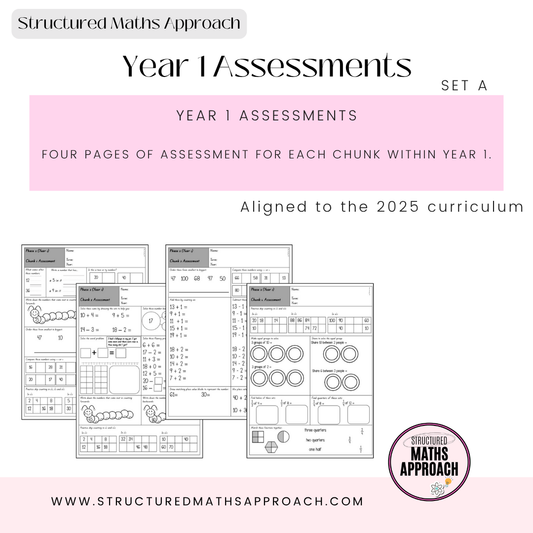 Year 1 Structured Maths Approach Assessment - SET A