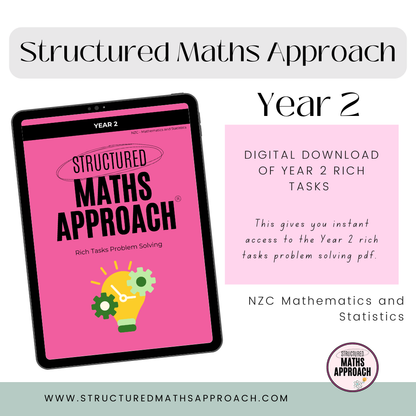 Structured Maths Approach Rich Tasks - Year 0-3 Bundle