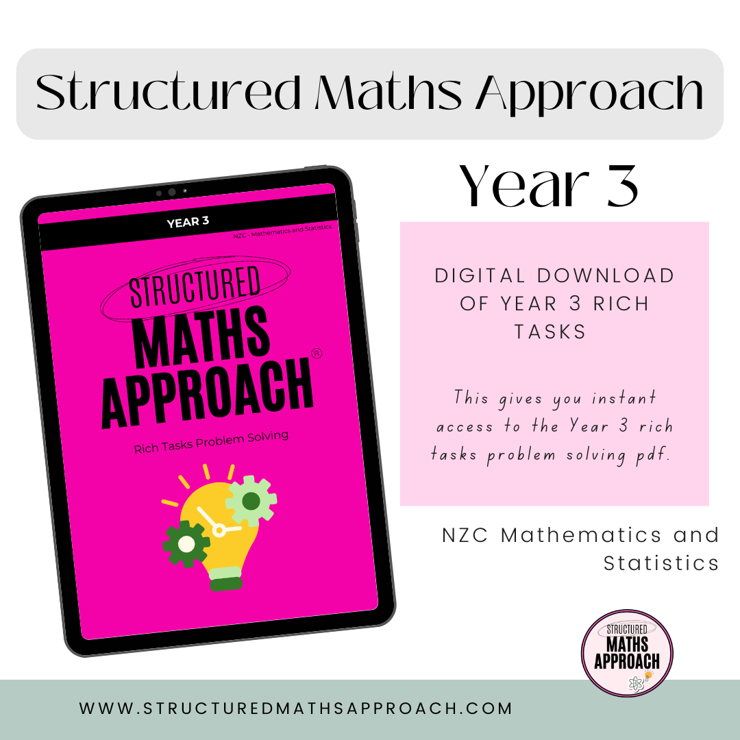 Structured Maths Approach Rich Tasks - Year 0-3 Bundle