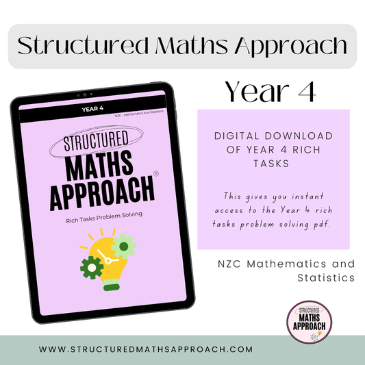Structured Maths Approach Rich Tasks - Year 4