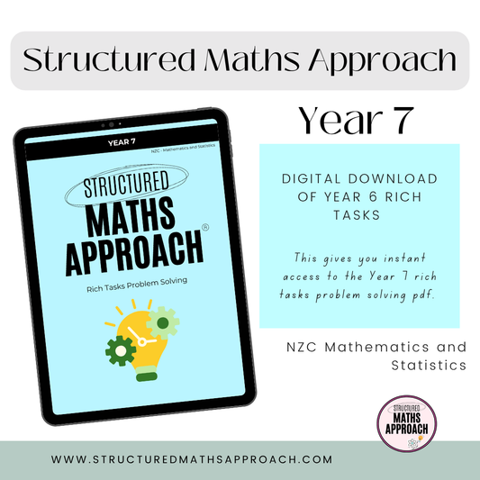 Structured Maths Approach Rich Tasks - Year 7