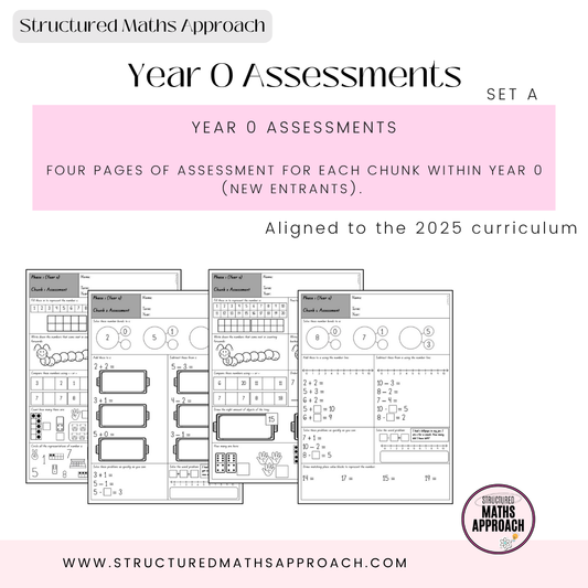 Year 0 Structured Maths Approach Assessment - SET A