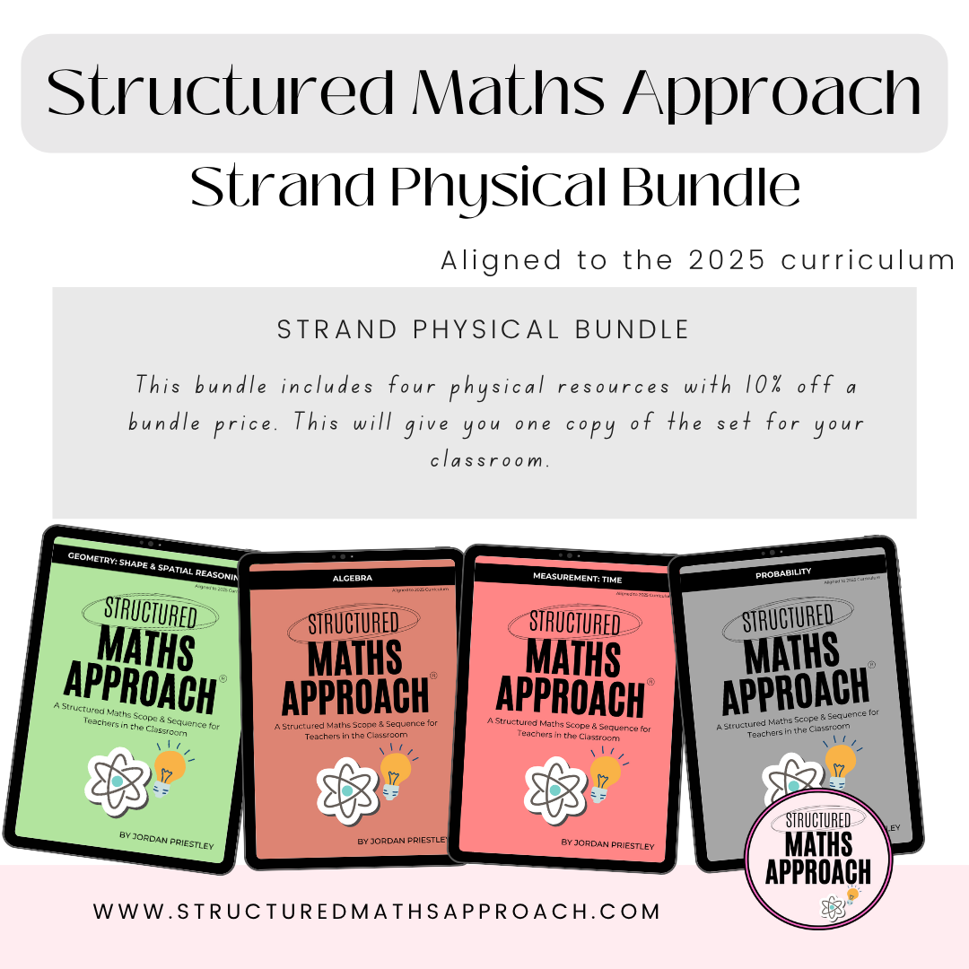 Structured Maths Approach Strand PHYSICAL BUNDLE *Aligned to 2025 Curriculum