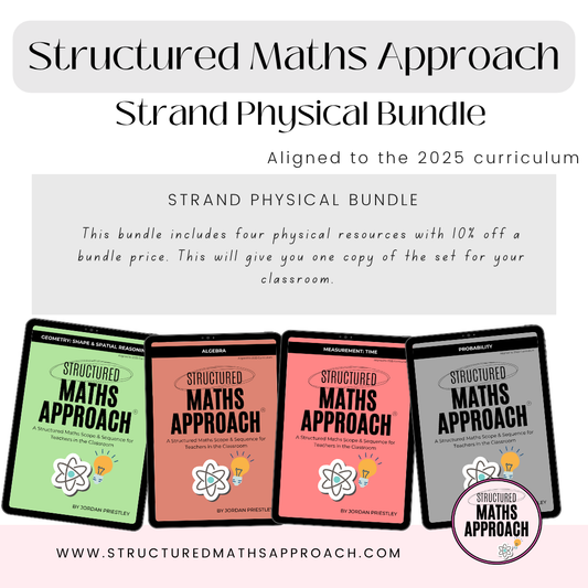 Structured Maths Approach Strand PHYSICAL BUNDLE *Aligned to 2025 Curriculum