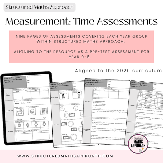 Structured Maths Approach Measurement-Time Assessments
