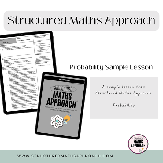 Structured Maths Approach Probability - SAMPLE PACK LESSON
