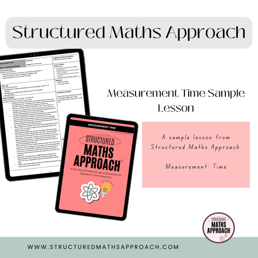 Structured Maths Approach Measurement: Time - SAMPLE PACK LESSON