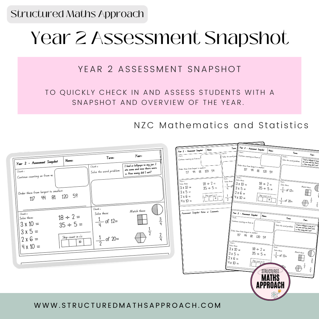 Year 2 Structured Maths Approach Assessment Snapshot