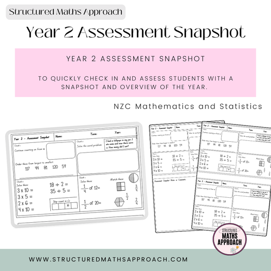 Year 2 Structured Maths Approach Assessment Snapshot