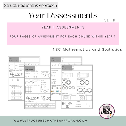 Year 1 Structured Maths Approach Assessments - SET B