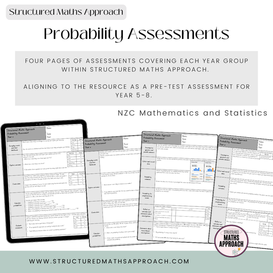 Structured Maths Approach Probability Assessments