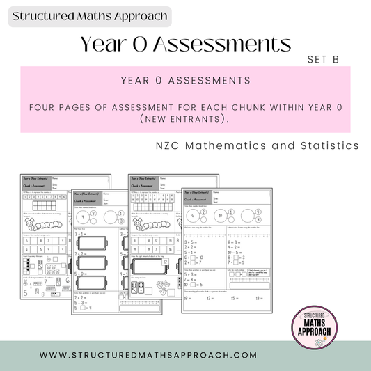 Year 0 Structured Maths Approach Assessments - SET B