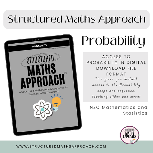 Structured Maths Approach Probability - DIGITAL *NZC - Mathematics and Statistics