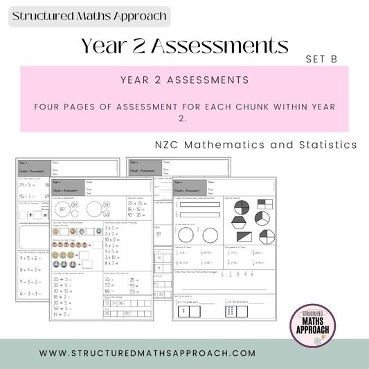 Year 2 Structured Maths Approach Assessments - SET B