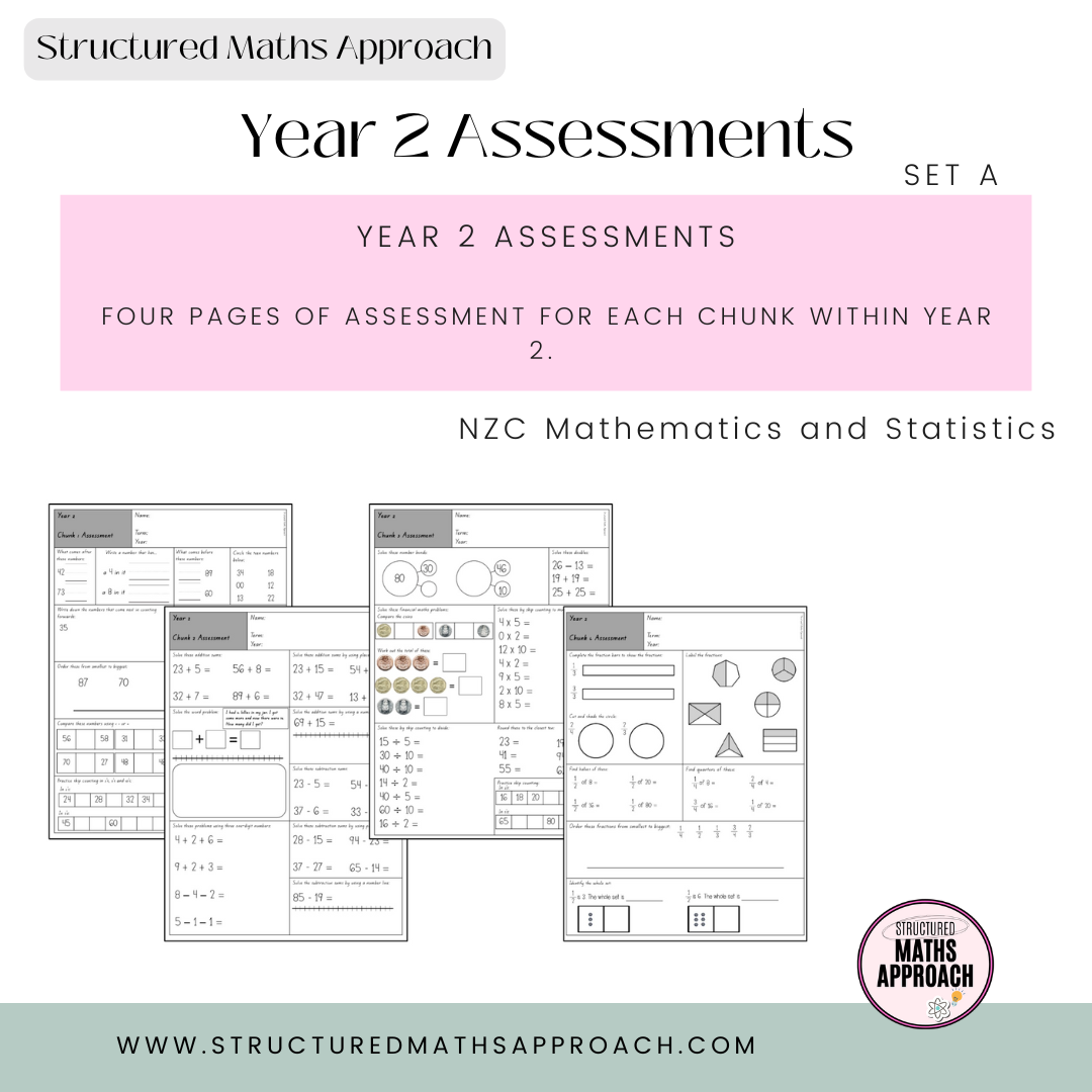 Year 2 Structured Maths Approach Assessments - SET A
