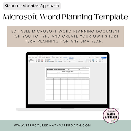 Structured Maths Approach Planning Document - Microsoft Word